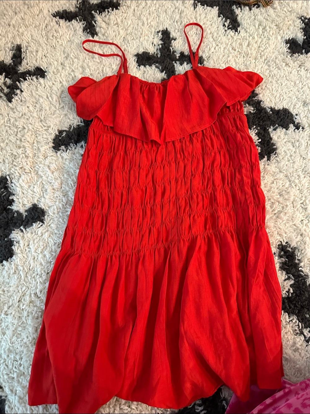 Target smocked mini dress